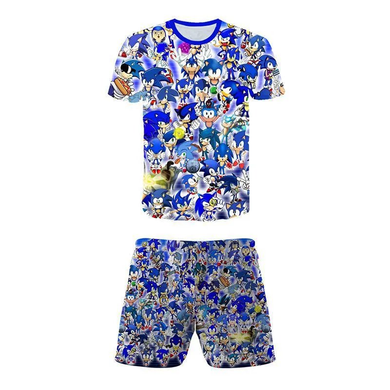 Design Gruffalo x The Gruffalo T-Shirt and Shorts Set Beige / Green Kids Sleepwear - 9