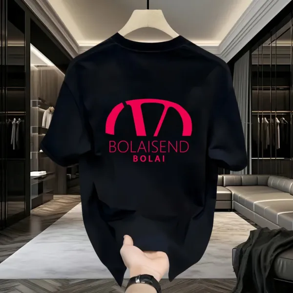 Design Bolaisend Bolai Logo Graphic T-Shirt Black T-Shirts - 14