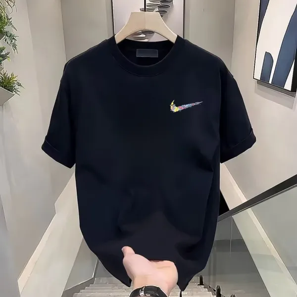 Design WBWJ CO. Paisley NY Logo Black T-Shirt T-Shirts - 13