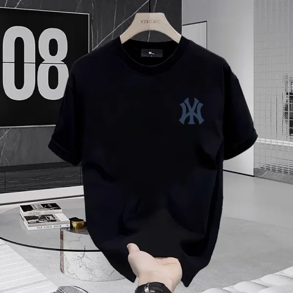 Design WBWJ CO. Paisley NY Logo Black T-Shirt T-Shirts - 31