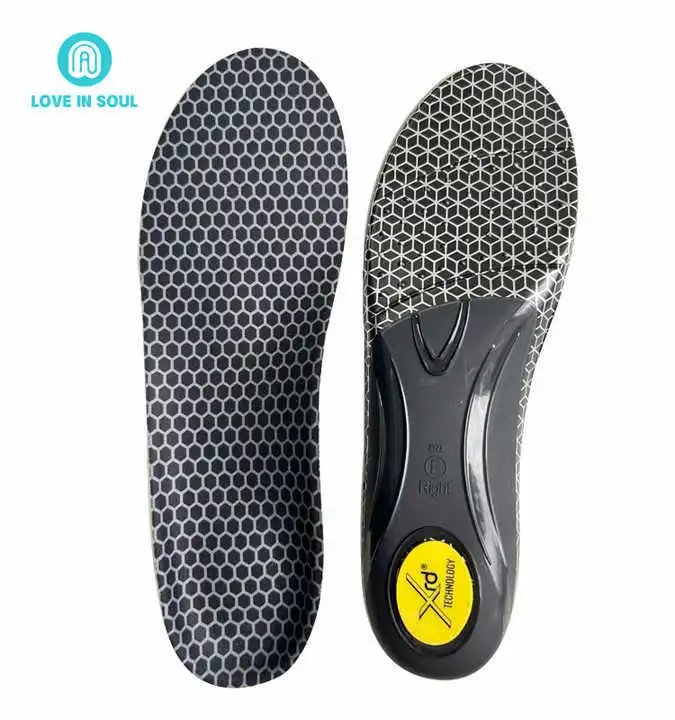 Design Love In Soul HexaTech Insoles Black Shoes