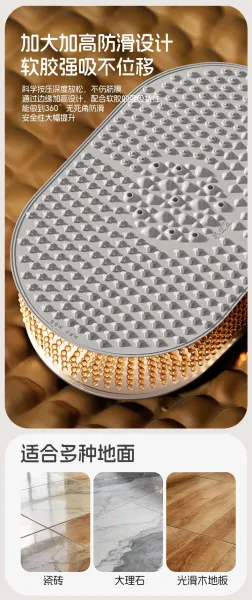Design Soft Gel Acupressure Foot Massage Mat Pink Electronics - 10