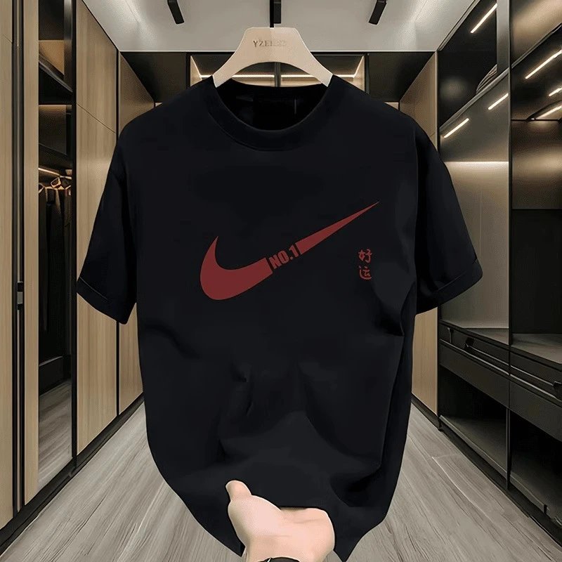 Design Nike Swoosh NO.1 Lucky Red Graphic T-Shirt T-Shirts - 13