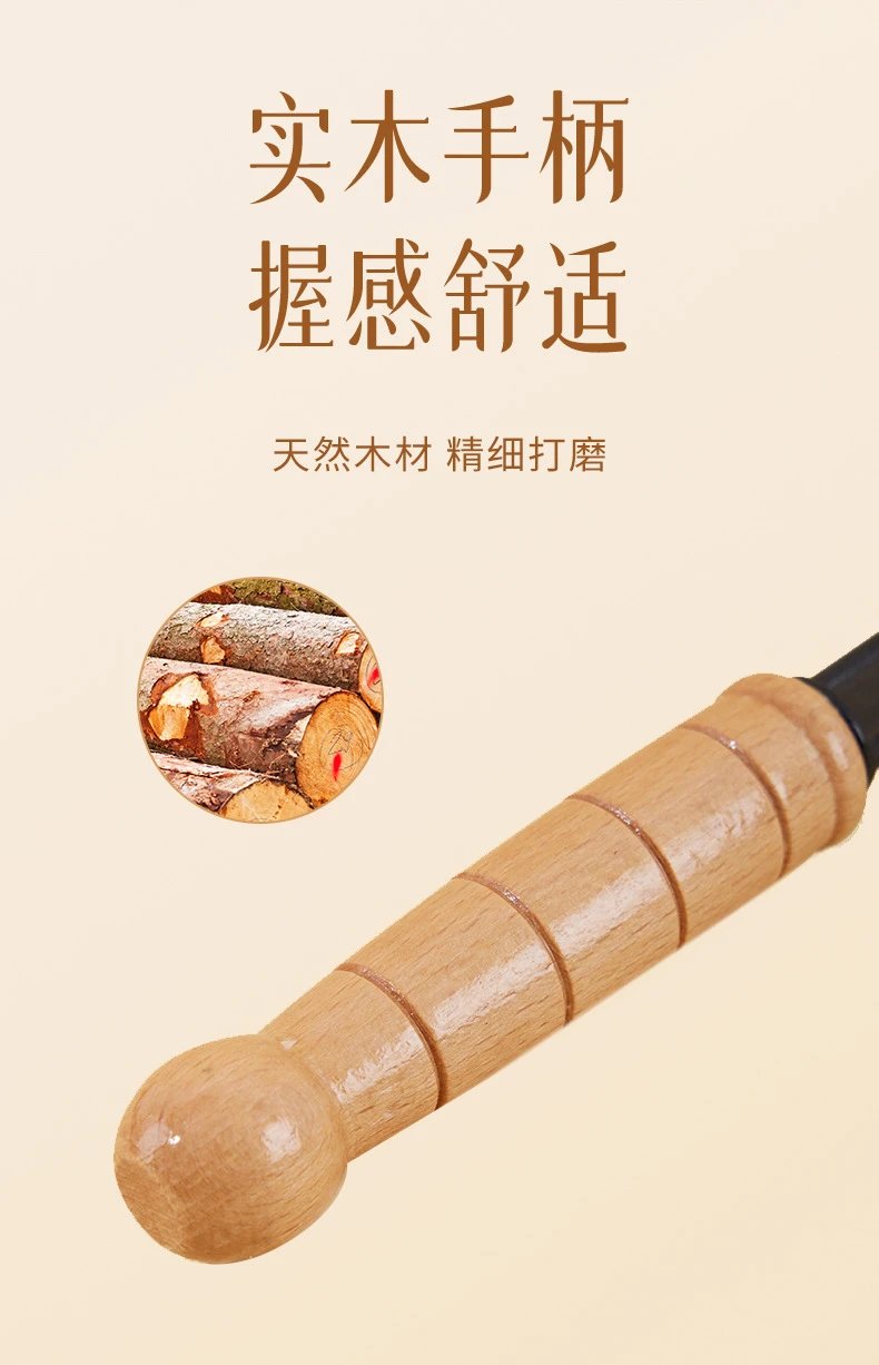 Design Bamboo Dual-Sided Massage Tool for Back, Neck, Limbs and Head Accessories - 8