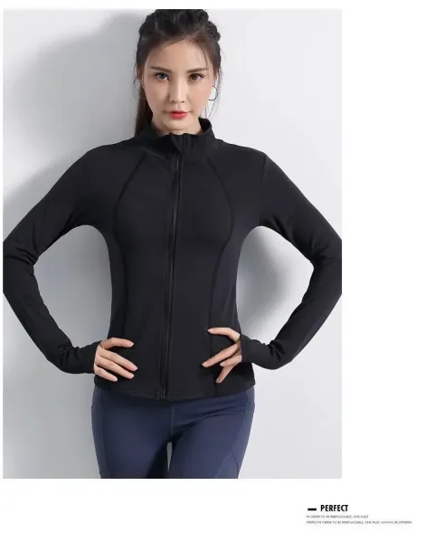 Design Zip-Up Performance Top Navy Blue Activewear Jacket - 14