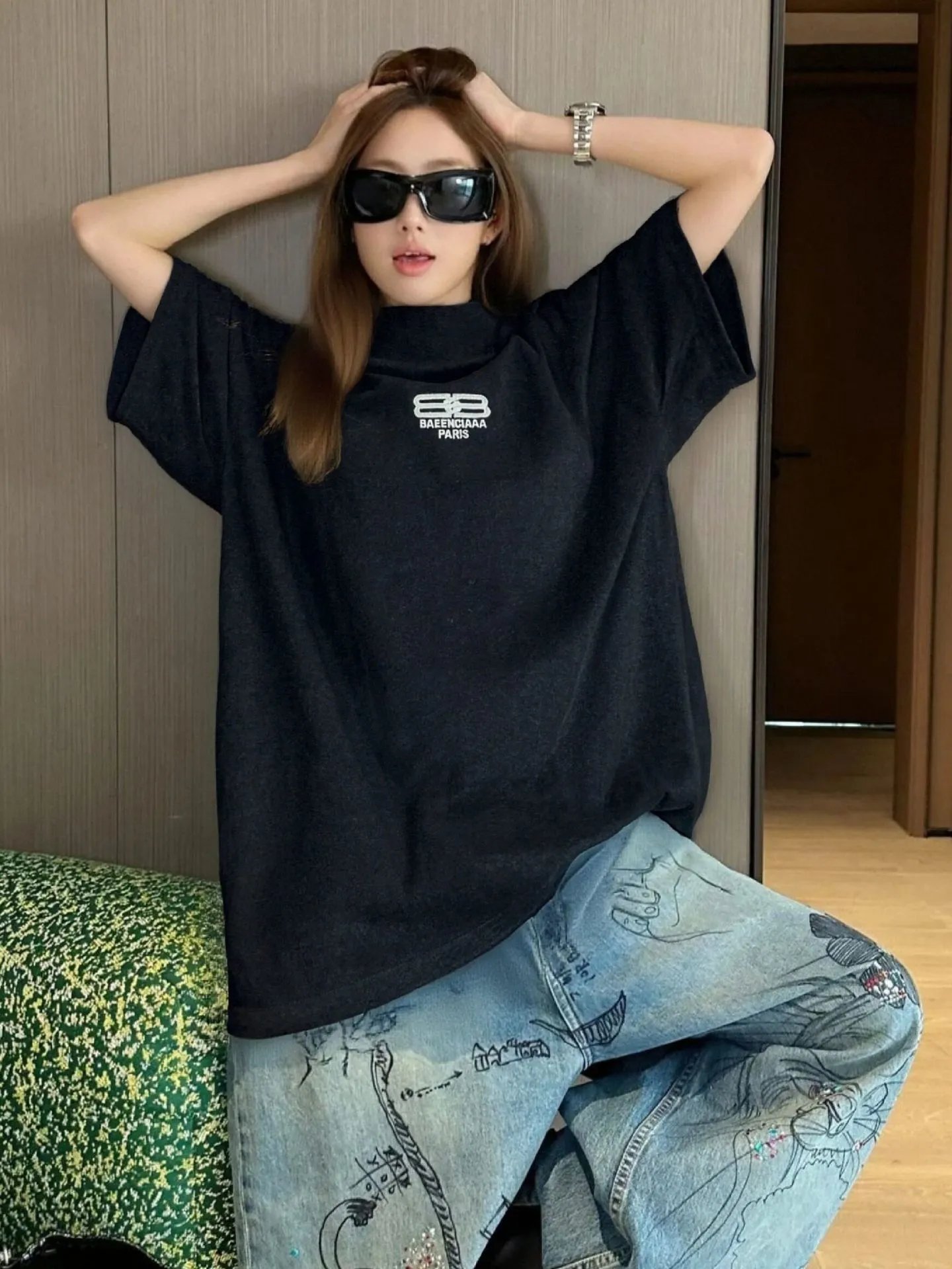 Balenciaga BB Logo White T-Shirt - 6