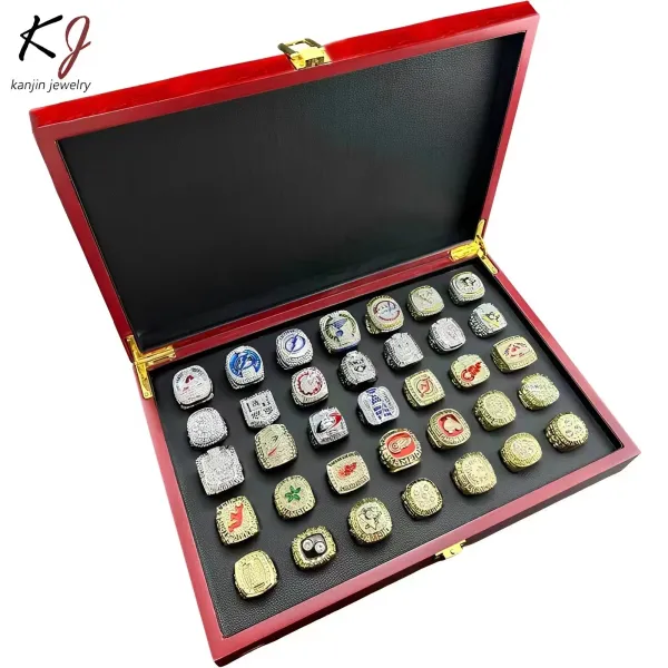 Design Kanjin Jewelry NHL Stanley Cup Championship Rings Collection Display Case Accessories - 8