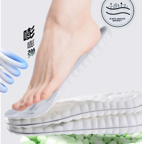 Design Camouflage Insoles with Herbal Deodorizing Function Green Camo Footbeds Shoes - 16