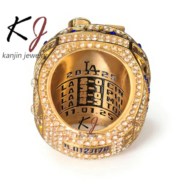 Design Kanjin Jewelry MLB Championship Rings Display Set Black Jewelry - 6