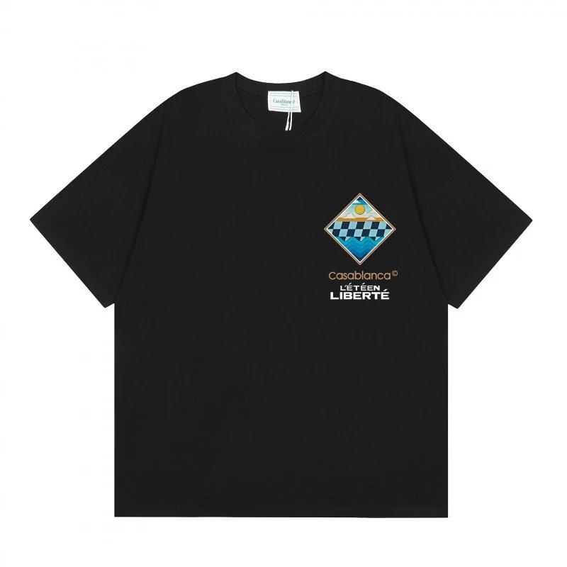 Casablanca L'Été en Liberté Black T-Shirt