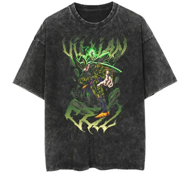 Design Dragon Ball Z Super Saiyan Vegeta Acid Wash T-Shirt - 1