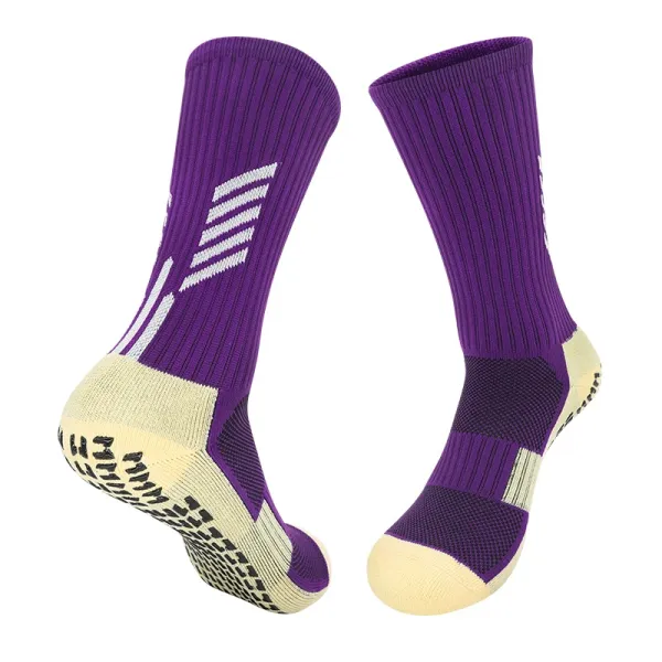 Purple Brand Performance Socks Purple / Beige - 1