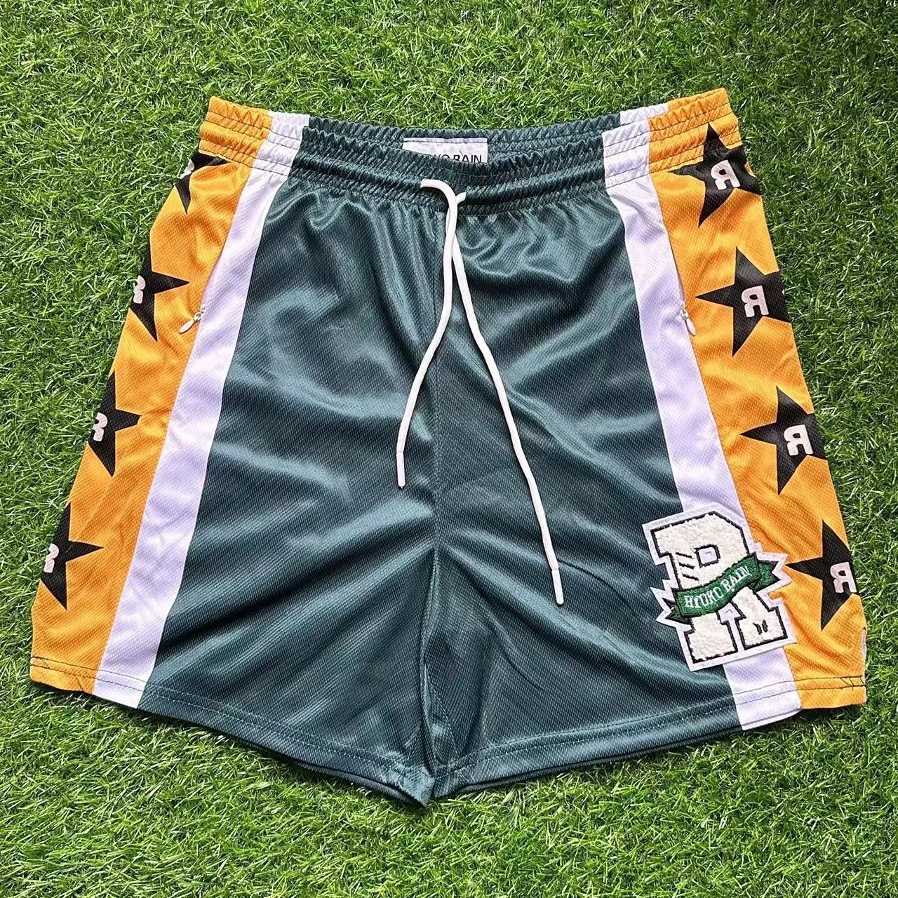 Louis Vuitton Monogram Repeat Print Basketball Shorts Black / White - 9