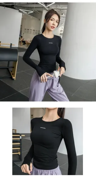 Design Amimedea Long Sleeve Base Layer Top Sage Green Activewear - 20