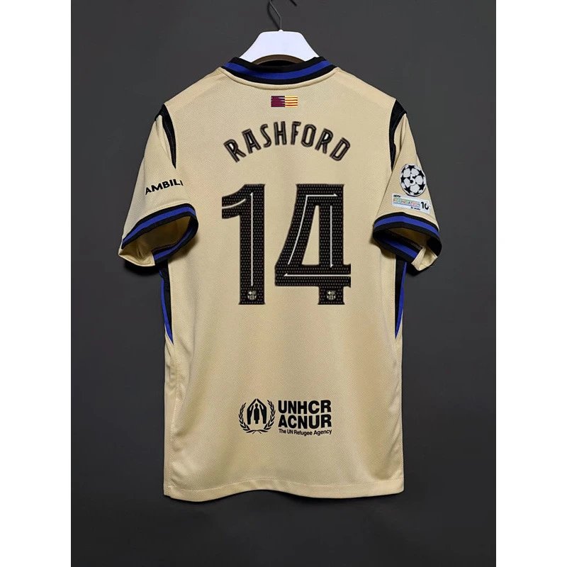Manchester United x Adidas 2023-24 Away Jersey Beige Rashford #14