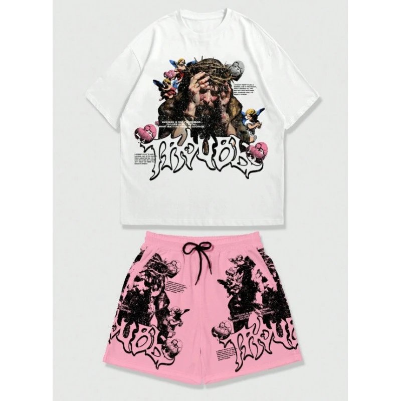Dream Maker x Unknown Artist Graphic Tee and Leopard Print