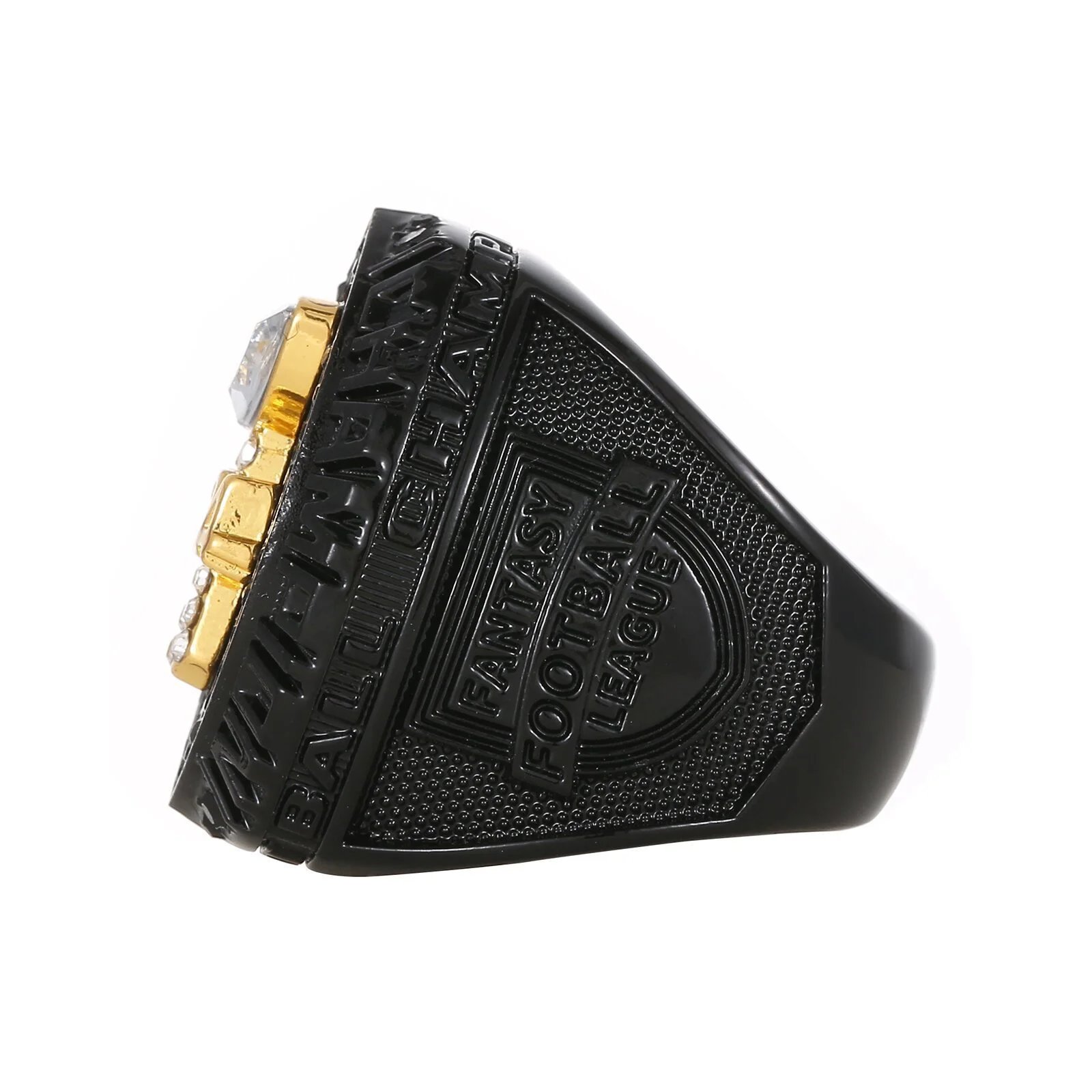 Design NFL Super Bowl LVIII Championship Ring 2024 Black Red Gold Ring Jewelry - 6