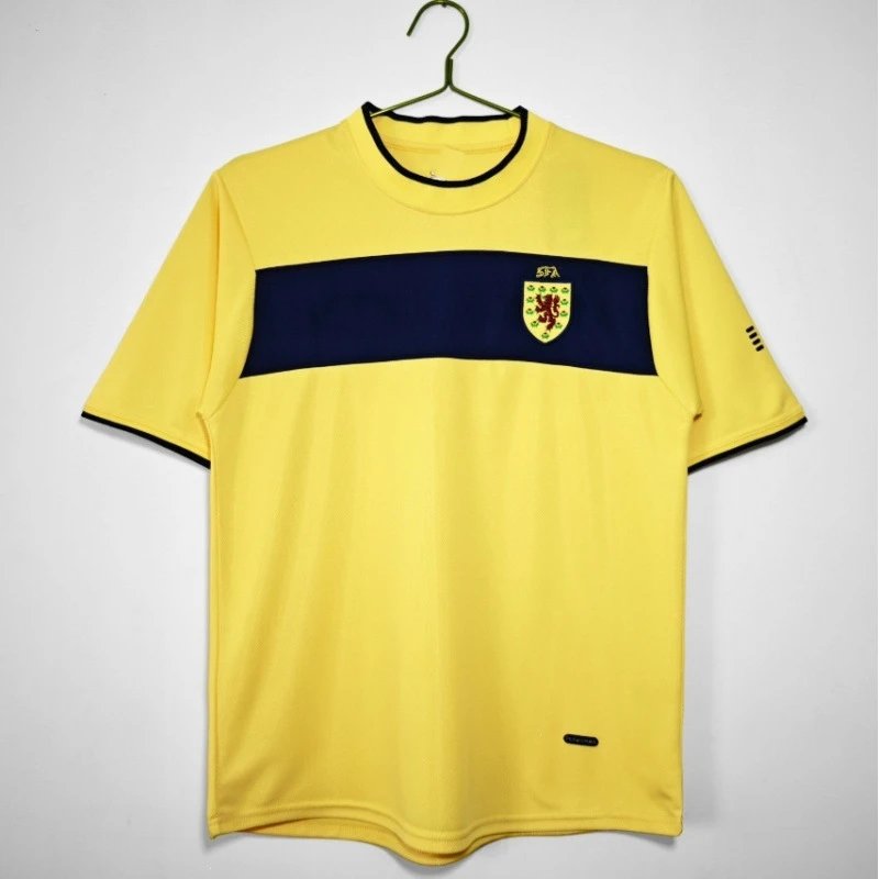 England Football Association Scotland National Team Away Jersey Yellow / Navy Jersey