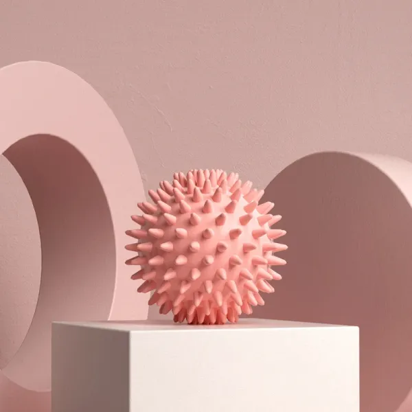 Design Spiky Massage Ball Pink Wellness Tool Accessories - 1