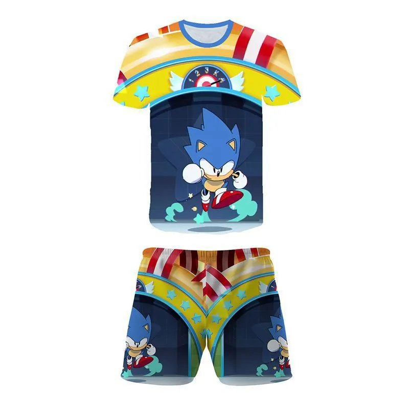 Design Gruffalo x The Gruffalo T-Shirt and Shorts Set Beige / Green Kids Sleepwear - 6