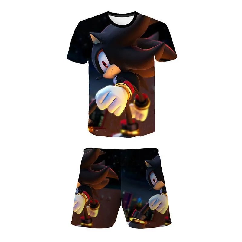 Design Gruffalo x The Gruffalo T-Shirt and Shorts Set Beige / Green Kids Sleepwear - 17