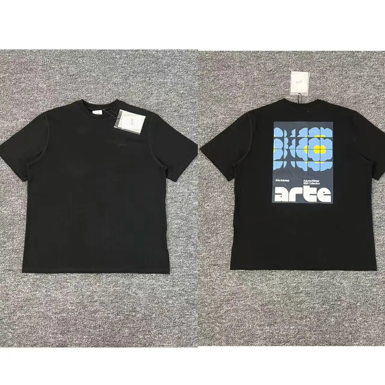 Arte Graphic Hoodie Black - 7