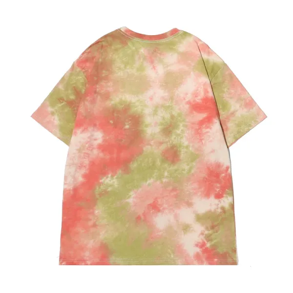 Design Abstract Brushstroke Print Black T-Shirt - 28