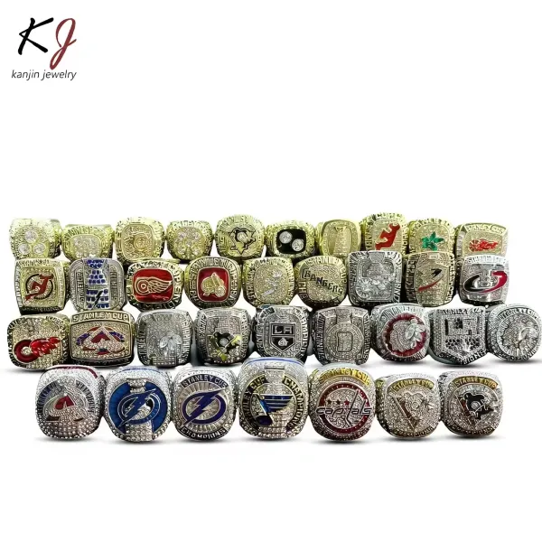 Design Kanjin Jewelry NHL Stanley Cup Championship Rings Collection Display Case Accessories - 5