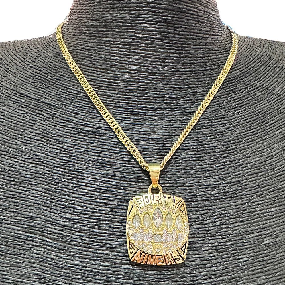 Design San Francisco World Champions Pendant Necklace Gold Jewelry - 6