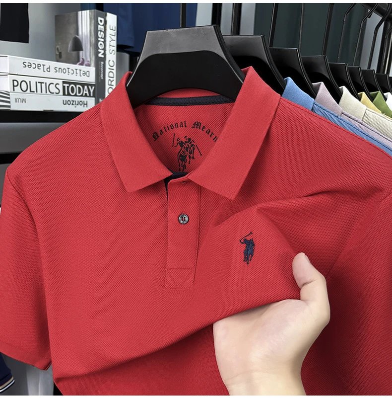 Polo Ralph Lauren Classic Fit Polo Black with Gold Pony Logo Tops Polo - 24