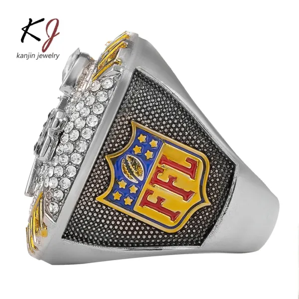 Design Fantasy Champion 2026 Ring Gold Silver Crystal Jewelry - 4