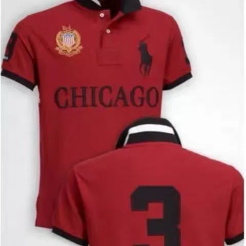 Polo Ralph Lauren London Polo Purple Gold Embroidery Tops Polo - 11