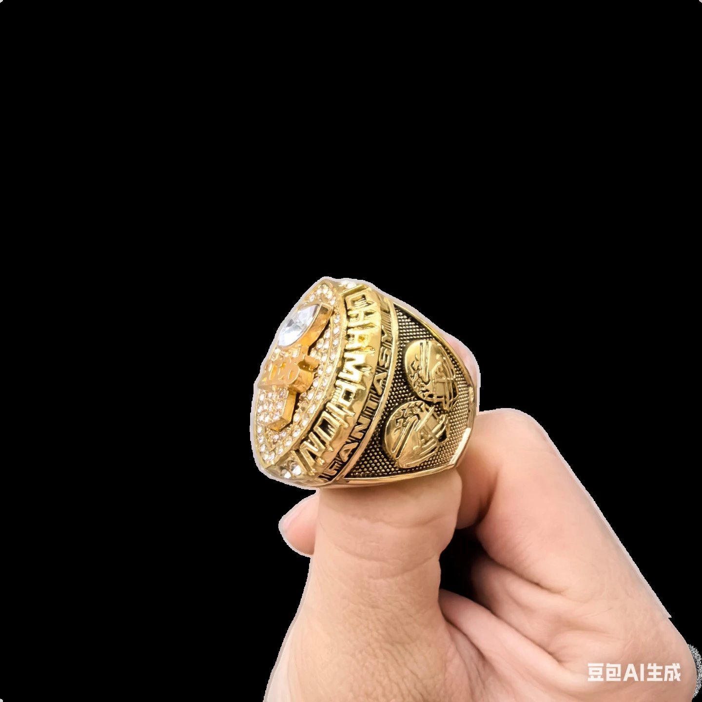Design Custom Championship Ring 2026 Gold Crystal Ring Jewelry - 2