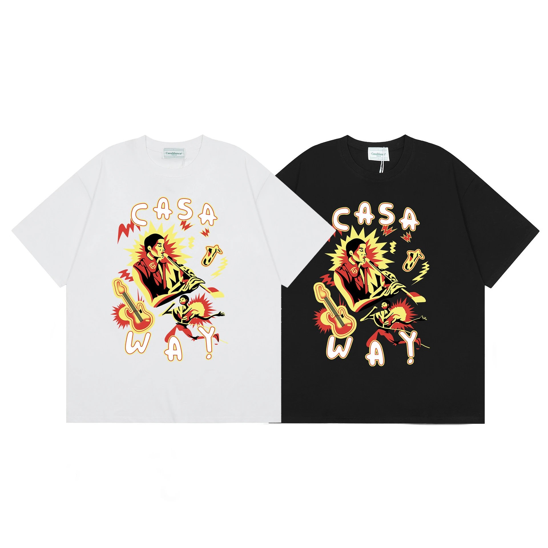 Design Phantastica Wave Graphic T-Shirt White T-Shirts - 6
