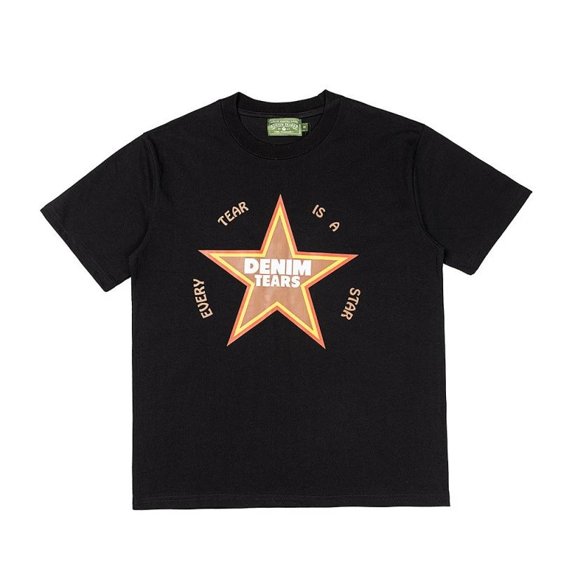 Denim Tears Star Graphic Black T-Shirt
