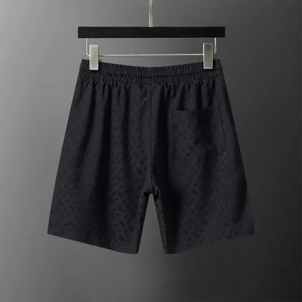Louis Vuitton Monogram Print Swim Shorts Black Multicolor - 4