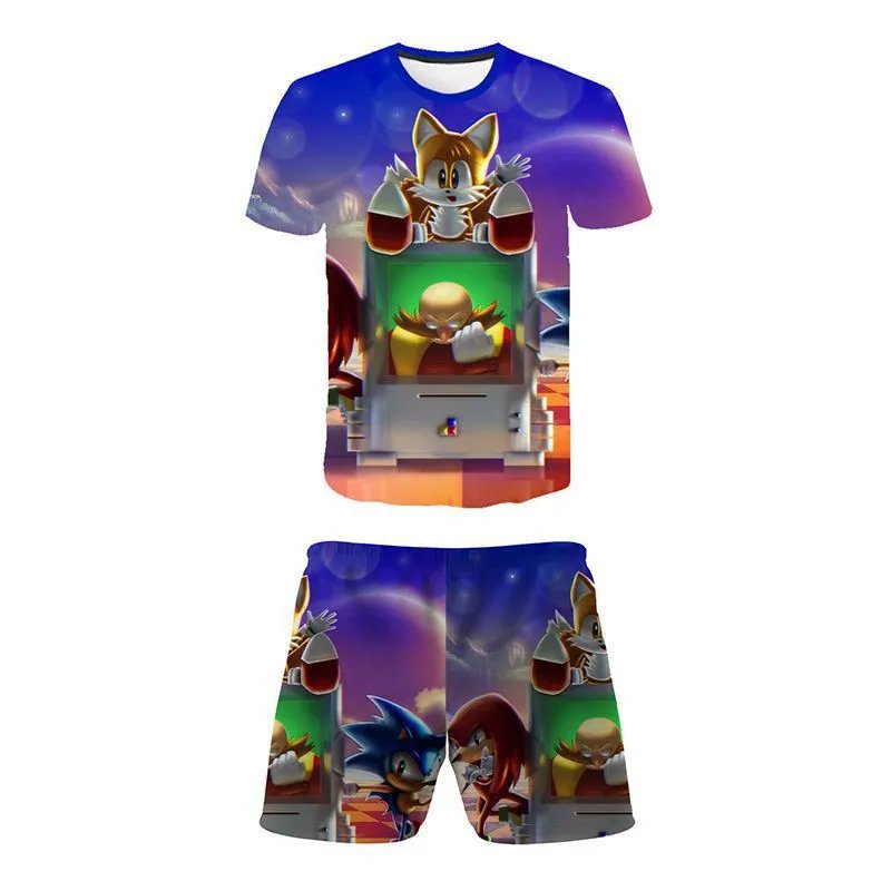 Design Gruffalo x The Gruffalo T-Shirt and Shorts Set Beige / Green Kids Sleepwear - 13