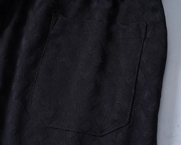 Louis Vuitton Monogram Print Swim Shorts Black Multicolor - 11