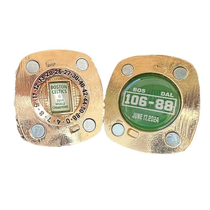 Design Custom Championship Ring Set with Shamrock Motif and Engraved Years Rings Jewelry - 4