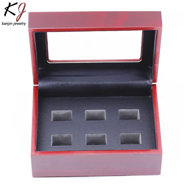 Design Kanjin Jewelry Wooden Ring Box Red Jewelry - 1