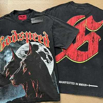Godspeed Skull Island Graphic T-Shirt Black - 29
