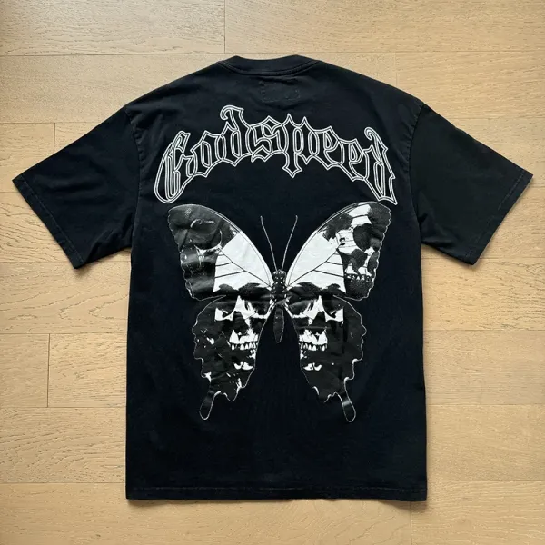 Godspeed Skull Island Graphic T-Shirt Black - 43