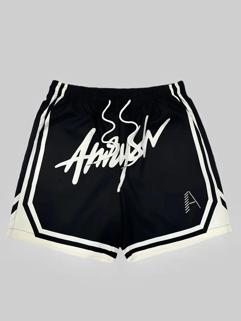 Design Caravaggio Print Black Shorts - 5