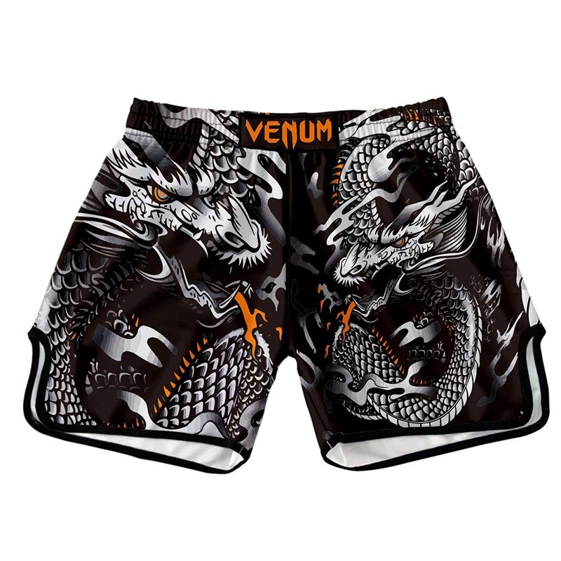 UFC x Venum Venum Viper Fight Shorts Black / White Shorts - 2