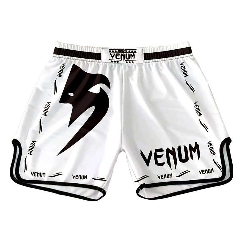 UFC x Venum Venum Viper Fight Shorts Black / White Shorts - 14