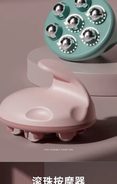Design Ball Massager Mint Green Handheld Massage Tool Electronics - 5