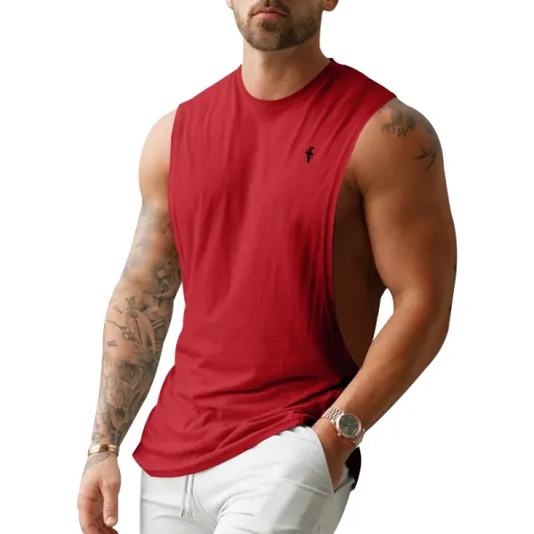 Design Muscle Tank Pink Vest-Top - 22