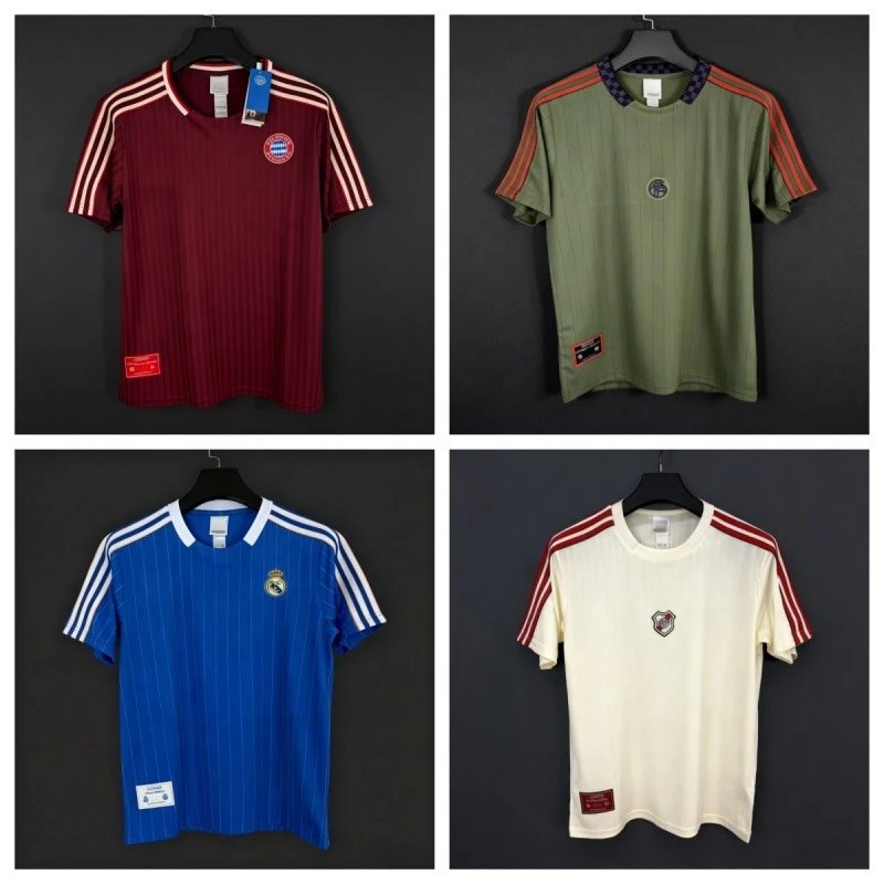 Cross-border New Arrivals Assorted Football Club Retro Jersey Soccer Training Shirt