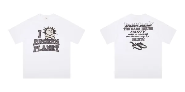 Broken Planet Do More Good Graphic T-Shirt White - 33