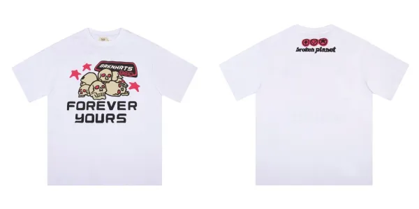 Broken Planet Do More Good Graphic T-Shirt White - 44